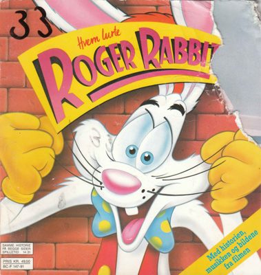 Omslag for Hvem lurte Roger Rabbit